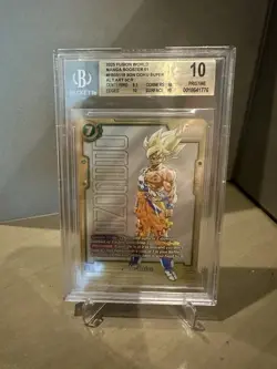BGS 10 Dragon Ball Fusion World: SB01 Manga FB05-119 Son Goku Super Alt Art SCR - Image 1