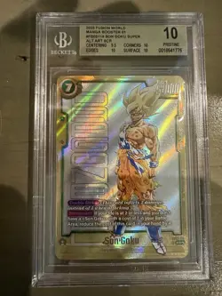 BGS 10 Dragon Ball Fusion World: SB01 Manga FB05-119 Son Goku Super Alt Art SCR - Image 2
