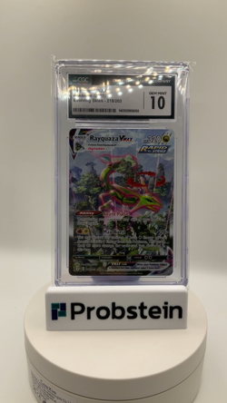 2021 Pokemon Evolving Skies #218/203 Rayquaza Vmax CGC 10 GEM MINT - Image 2