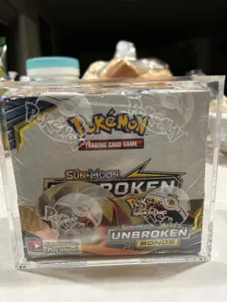 NEW & SEALED Pokemon Sun & Moon Unbroken Bonds Booster Box W/ Case - Image 1