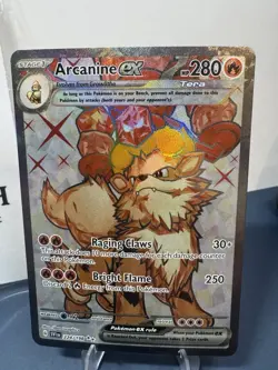 Pokemon TCG Arcanine EX Ultra Rare Card 224/198 Scarlet & Violet Base Set - Image 2