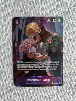 One Piece TCG: Vinsmoke Sanji OP10-063 OP12 Eng. Treasure Rare - Mint/Near Mint - Image 1