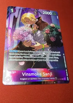One Piece TCG: Vinsmoke Sanji OP10-063 OP12 Eng. Treasure Rare - Mint/Near Mint - Image 1