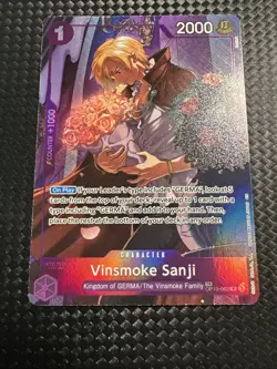 One Piece TCG: Vinsmoke Sanji OP10-063 OP12 Eng. Treasure Rare - Mint/Near Mint - Image 1