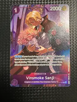 One Piece TCG: Vinsmoke Sanji OP10-063 OP12 Eng. Treasure Rare - Mint/Near Mint - Image 2