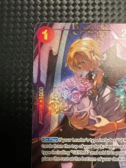One Piece TCG: Vinsmoke Sanji OP10-063 OP12 Eng. Treasure Rare - Mint/Near Mint - Image 3