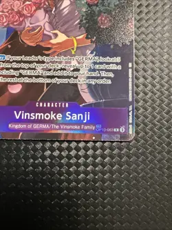 One Piece TCG: Vinsmoke Sanji OP10-063 OP12 Eng. Treasure Rare - Mint/Near Mint - Image 5