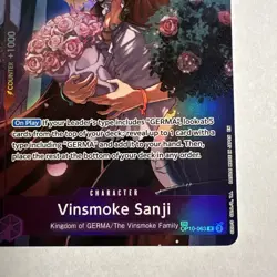 One Piece TCG: Vinsmoke Sanji OP10-063 OP12 Eng. Treasure Rare - Mint/Near Mint - Image 5