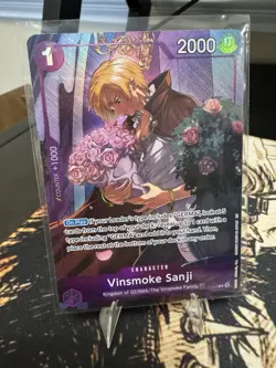 One Piece TCG: Vinsmoke Sanji OP10-063 OP12 Eng. Treasure Rare - Mint/Near Mint - Image 1