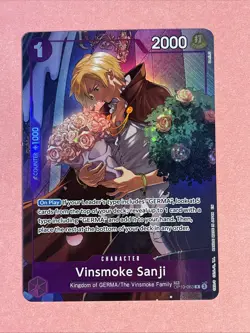 One Piece TCG: Vinsmoke Sanji OP10-063 OP12 Eng. Treasure Rare - Mint/Near Mint - Image 1