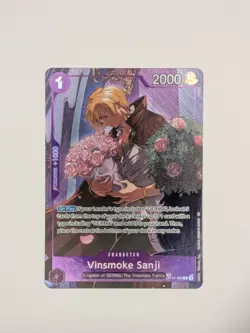 One Piece TCG: Vinsmoke Sanji OP10-063 OP12 Eng. Treasure Rare - Mint/Near Mint - Image 1
