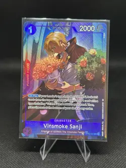 One Piece TCG: Vinsmoke Sanji OP10-063 OP12 Eng. Treasure Rare - Mint/Near Mint - Image 1