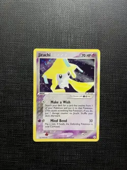 Jirachi Holo Rare Card 8/101 EX Hidden Legends 2004 LP Pokemon TCG - Image 2