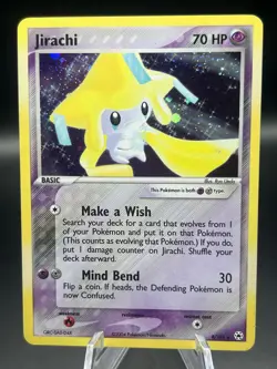 Jirachi Holo Rare Card 8/101 EX Hidden Legends 2004 LP Pokemon TCG - Image 1