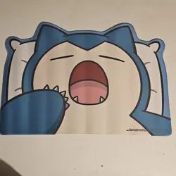 Snorlax Pokemon Center Exclusive Die Cut Playmat - Brand New Sealed - - Image 3