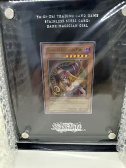 Yu-Gi-Oh Dark Magician Girl Stainless Steel Card English - Image 1