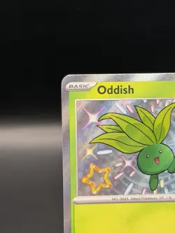 💥 Oddish - # 092/091 Pokemon TCG SV: Paldean Fates Shiny Rare Holo 2024 - Image 2