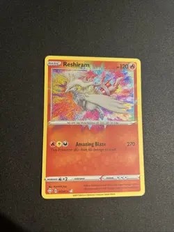 Pokemon TCG Card | Reshiram 017/072 | Shining Fates | Amazing Rare | Pack Fresh - Image 1