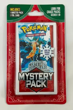 Pokemon Mystery Pack Sealed Seeded 1:10. EX Crystal Guardians/Vintage Packs - Image 1