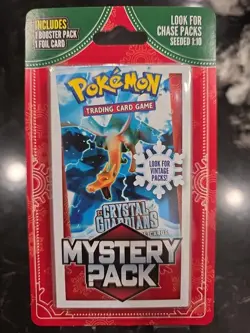 Pokemon Mystery Pack Sealed Seeded 1:10. EX Crystal Guardians Vintage Packs - Image 1