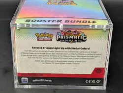 Pokemon TCG S&V Prismatic Evolutions Booster Bundle Display Case w/Acrylic Case - Image 3