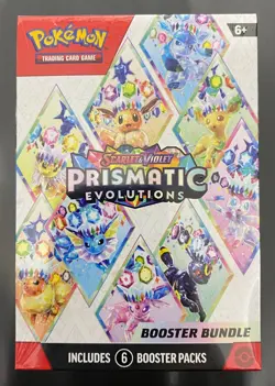 Pokemon TCG Prismatic Evolutions Booster Bundle | SEALED 6 Booster Packs - Image 1