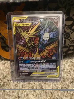 Moltres Zapdos Articuno GX Hidden Fates Pokemon Black Star Promo SM210 - Image 3
