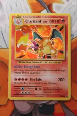 Pokemon TCG XY Evolutions Charizard 11/108 Holo Rare Card LP - Image 1