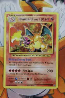 Pokemon TCG XY Evolutions Charizard 11/108 Holo Rare Card MP - Image 1
