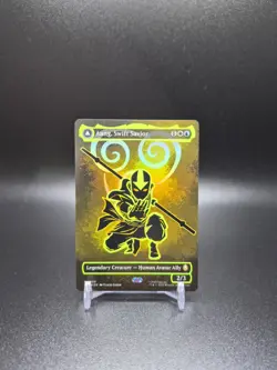 Aang, Swift Savior (Borderless) (Neon Ink Foil) Avatar: The Last Airbender - Image 1