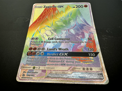 Pokemon Zygarde GX 136/131 Forbidden Light Rainbow Secret Rare Card - Image 2