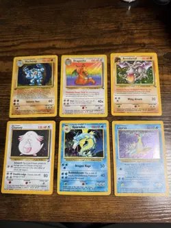 Pokemon Vintage Holo Rare Card Lot - WOTC Era - Base Set, Fossil, Base Set 2 - Image 1