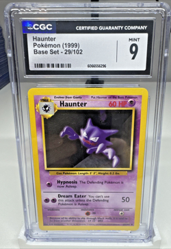Haunter 29/102 - CGC 9 - Base Set 1999 - WOTC - Vintage Pokemon Card - Image 1