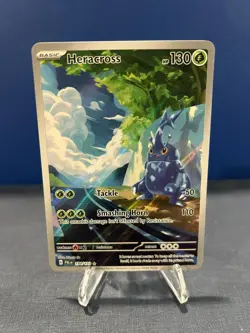 Heracross Paldea Evolved Illustration Rare Pokemon TCG Card 194/193 - Image 1