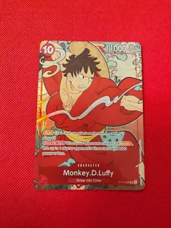 Monkey D Luffy 1st Anniversary ST10-006 One Piece Card English - Image 1