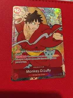 Monkey D Luffy 1st Anniversary ST10-006 One Piece Card English - Image 2