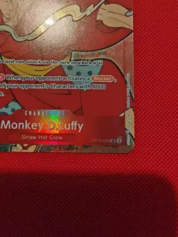 Monkey D Luffy 1st Anniversary ST10-006 One Piece Card English - Image 4