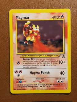 Magmar #44 - Black Star Promo - WoTC Pokemon Card LP Vintage TCG - Image 1