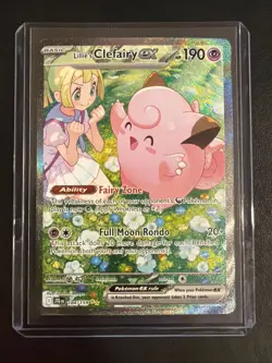 Pokemon Card - Lillie's Clefairy ex - Journey Together 184/159 SIR - Image 1