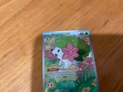Pokemon Card Shaymin 185/182 Destined Rivals Illustration Rare Near Mint - Image 4