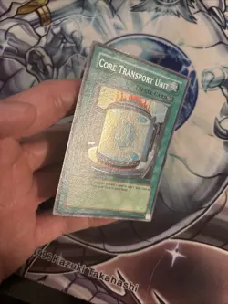 (YBL) Yu-Gi-Oh SECRET RARE HOLO CARD CORE TRANSPORT UNIT ABPF-EN089 Unlimited LP - Image 4