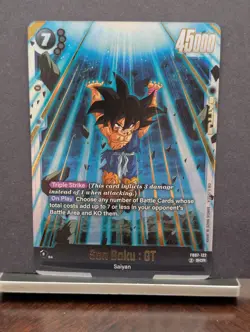Dragon Ball Card Game Fusion World Son Goku : GT FB07-122 Secret Rare - Image 1