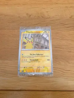 Pokemon x Natural History Museum Promo - Pikachu At The Museum JUMBO card - Image 3