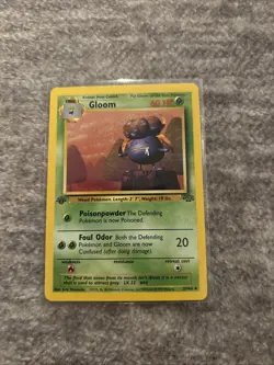 Pokemon Gloom Card 37/64 Jungle First Edition - Image 1