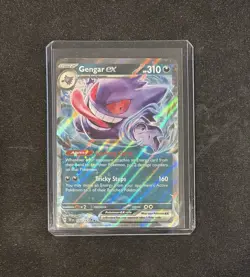 Pokemon TCG Gengar EX Temporal Forces Ultra Rare Card 104/162 Near Mint - Image 1