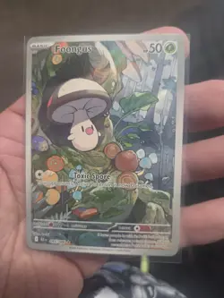 Pokemon TCG Foongus 095/086 Sv: Black Bolt Holo Card English Illustration Rare - Image 1