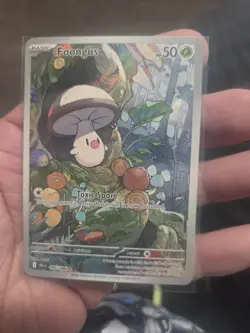 Pokemon TCG Foongus 095/086 Sv: Black Bolt Holo Card English Illustration Rare - Image 3