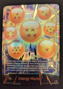 Energy Marker E-05 Gold Promo 7 Dragon Ball Super Fusion World English Card NM - Image 1