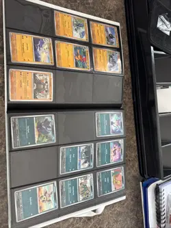 Pokemon White Flare Binder With Cards Common, Reverse holo & Holo! Not Full Set - Image 5
