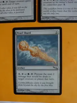 Shard x5 Pearl,Crystal,Heartwood,Skeleton,Granite MTG Card. Mirrodin. Artifact. - Image 2